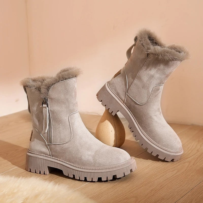 Mirello Shearling Lined Zip Ankle Boots
