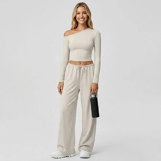 Mirelo Relaxed Wide-Leg Lounge Set