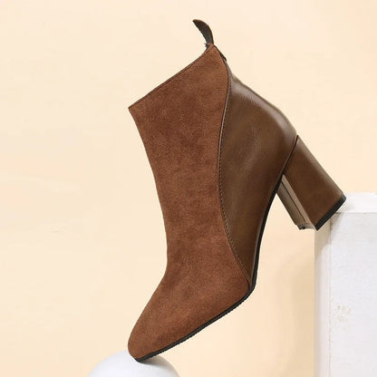 Mirevi Block Heel Ankle Boots
