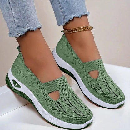 Norelle Knit Slip-On Walking Sneakers