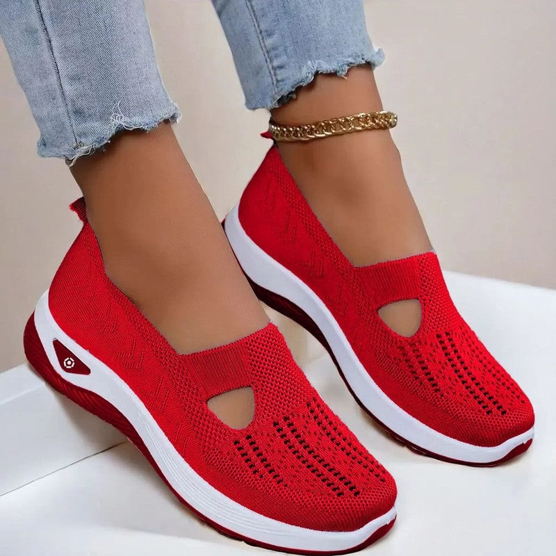 Norelle Knit Slip-On Walking Sneakers