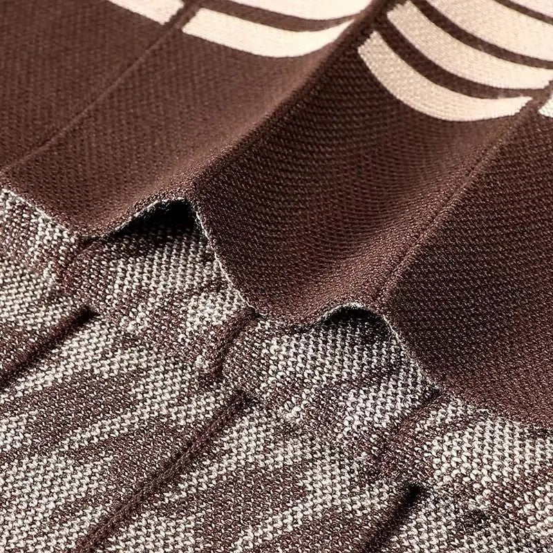 Renata Pleated Knit Midi Skirt