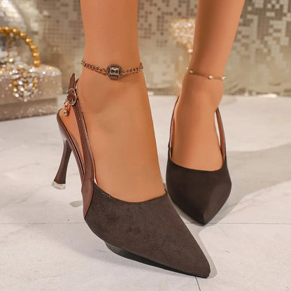 Selvaya Slingback Stiletto Pointed Heels