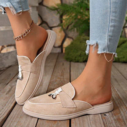 Sorelle Relaxed Bow Slip-On Loafers