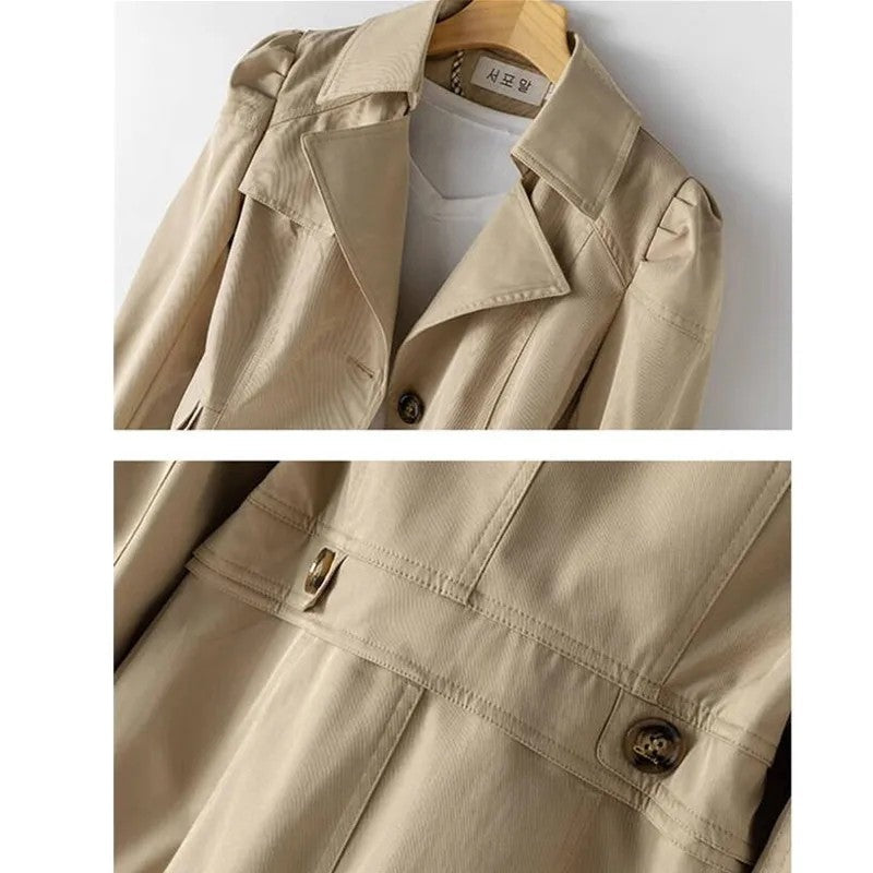 Vionda Relaxed Button-Up Long Blazer