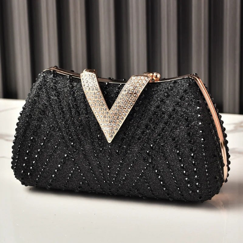 Vionne Embellished Evening Clutch Bag