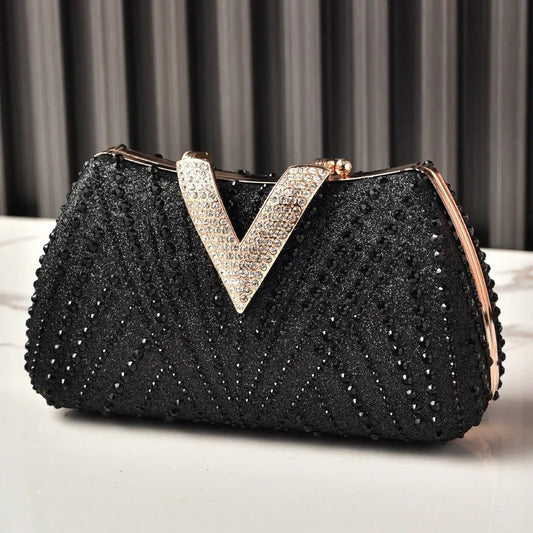 Vionne Embellished Evening Clutch Bag
