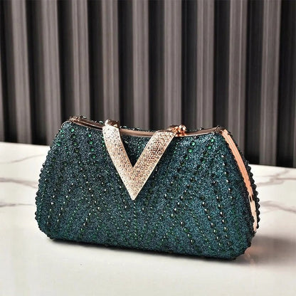 Vionne Embellished Evening Clutch Bag