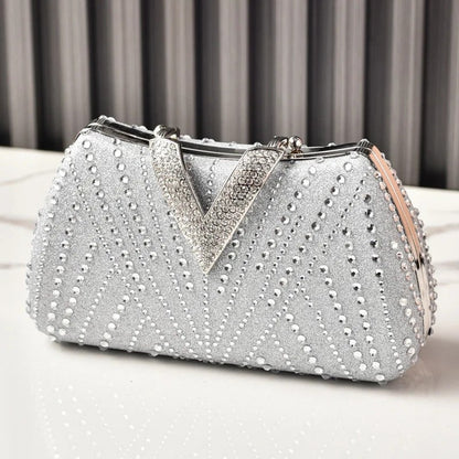 Vionne Embellished Evening Clutch Bag