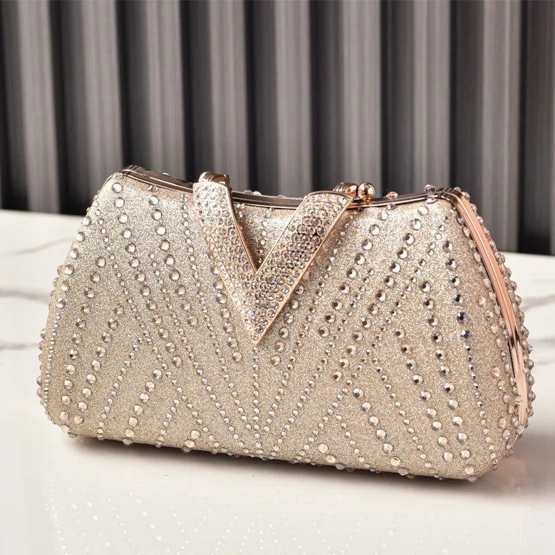 Vionne Embellished Evening Clutch Bag