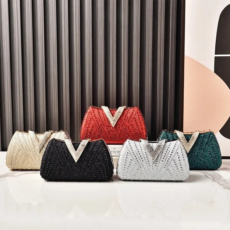 Vionne Embellished Evening Clutch Bag